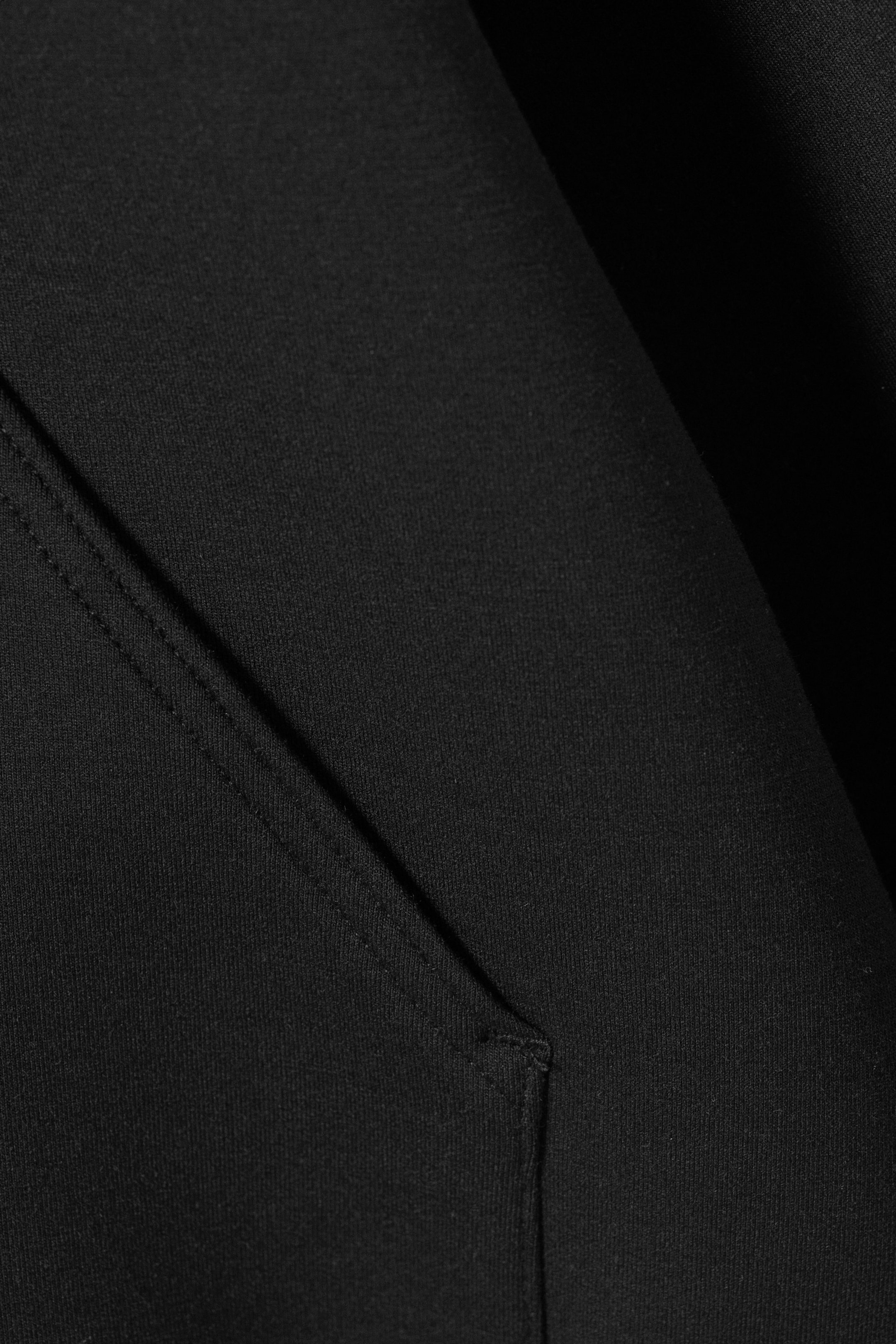 Black - Oversized Scuba Hoodie - 5