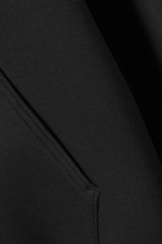 Black - Oversized Scuba Hoodie - 5