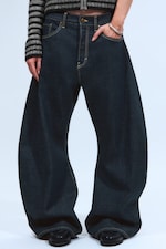 Blau - Solera – Lockere Barrel-Jeans - 2