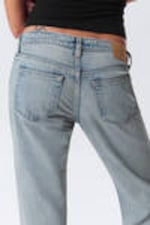 Brick Blue - Hellblau - Nova Low Waist Slim Bootcut Leg Jeans - 4