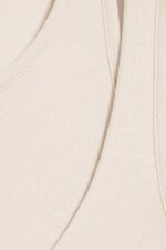 Light Beige - Nauwsluitende dubbellaagse jersey tank - 6