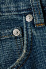Schatzblau - Lockere Bootcut-Jeans Time - 1