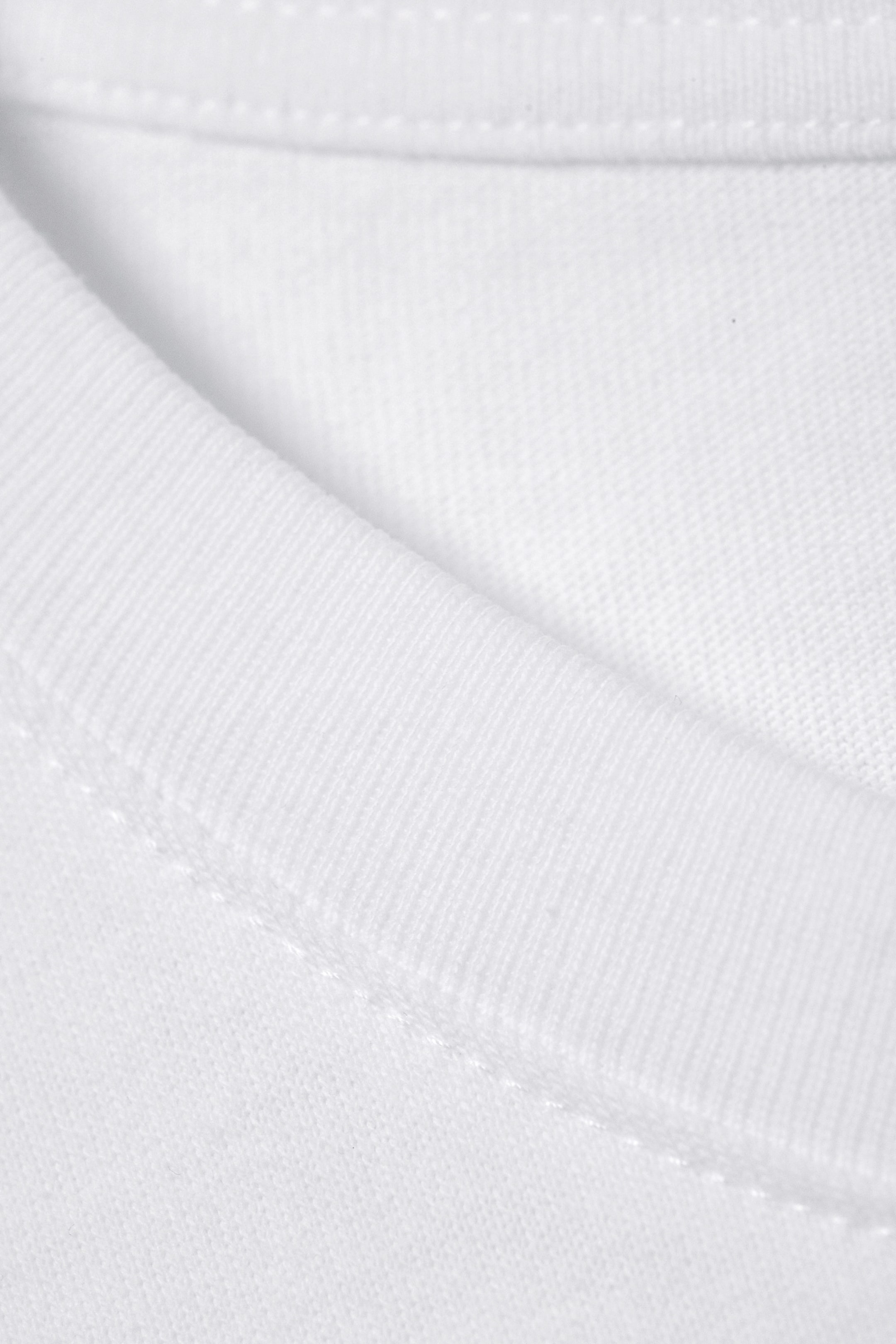 White - Oversized Long-Sleeved T-shirt Dress - 4