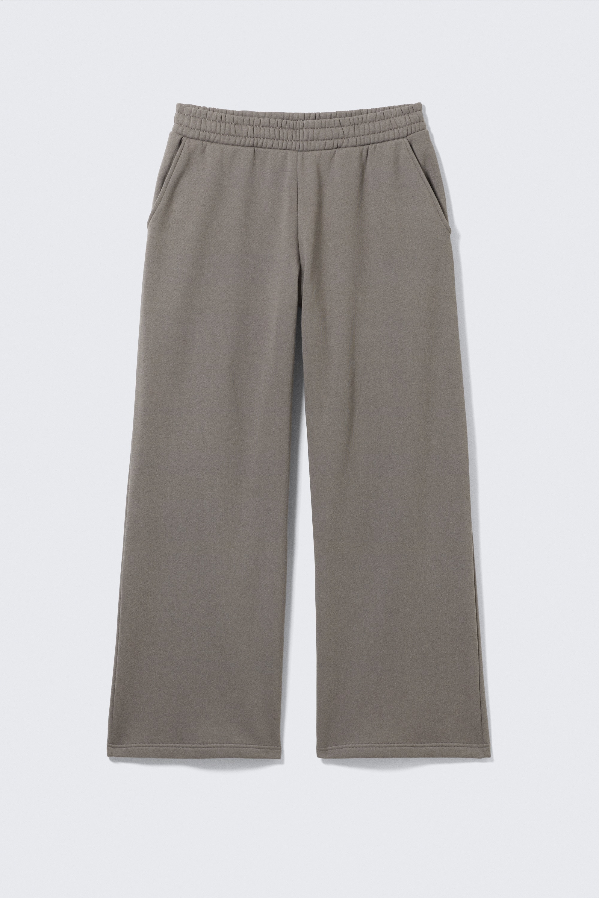 Lange, schwere Sweatpants in lockerer Passform - Grau/Schwarz/Graumeliert/Dunkelbraun/Dunkelgrün