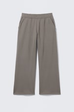 Grey - Loose Long Heavyweight Sweatpants - 4