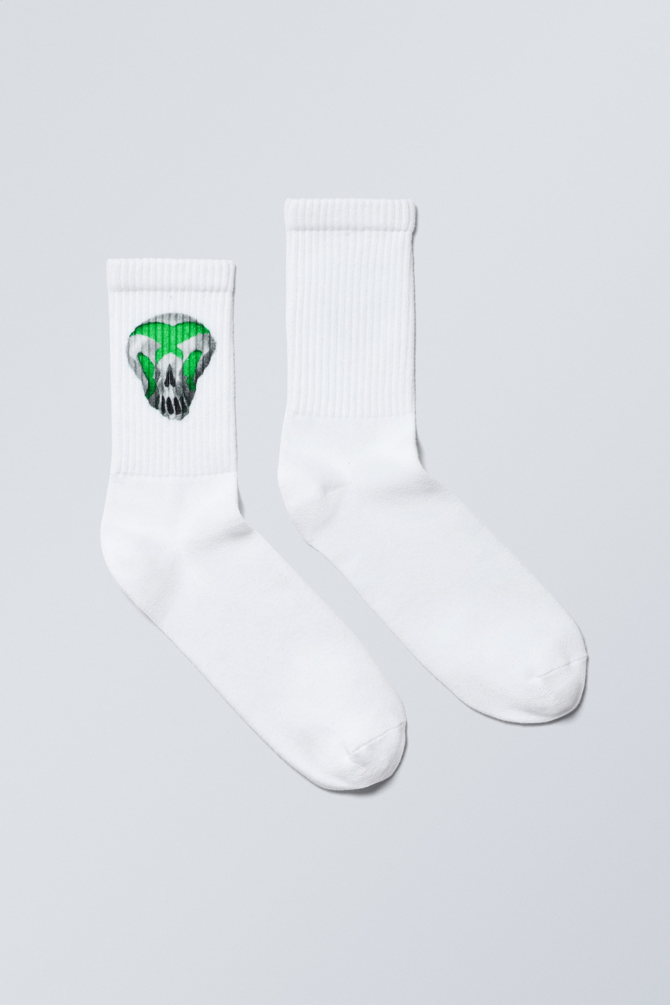 Cyber Skull - Graphic Sport Sock - 0
