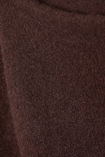 Dark Brown - Soft Knit Boat-Neck Sweater - 4