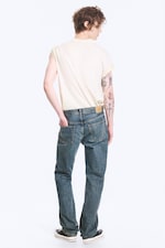 Second Blue - Mellomblå - Space avslappet rett jeans med mellomhøyt liv - 3