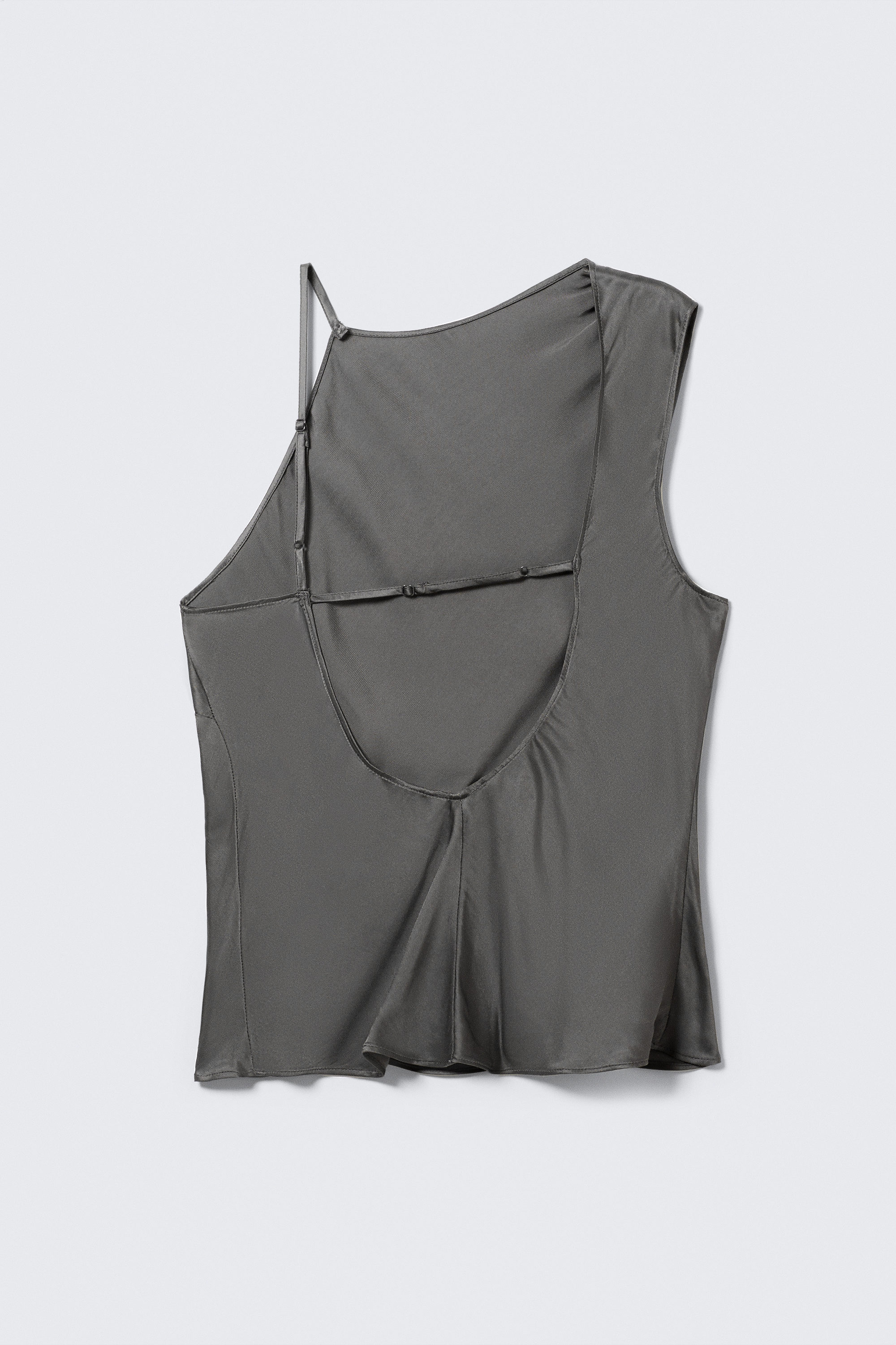 Gris - Haut froncé sans manches - 4