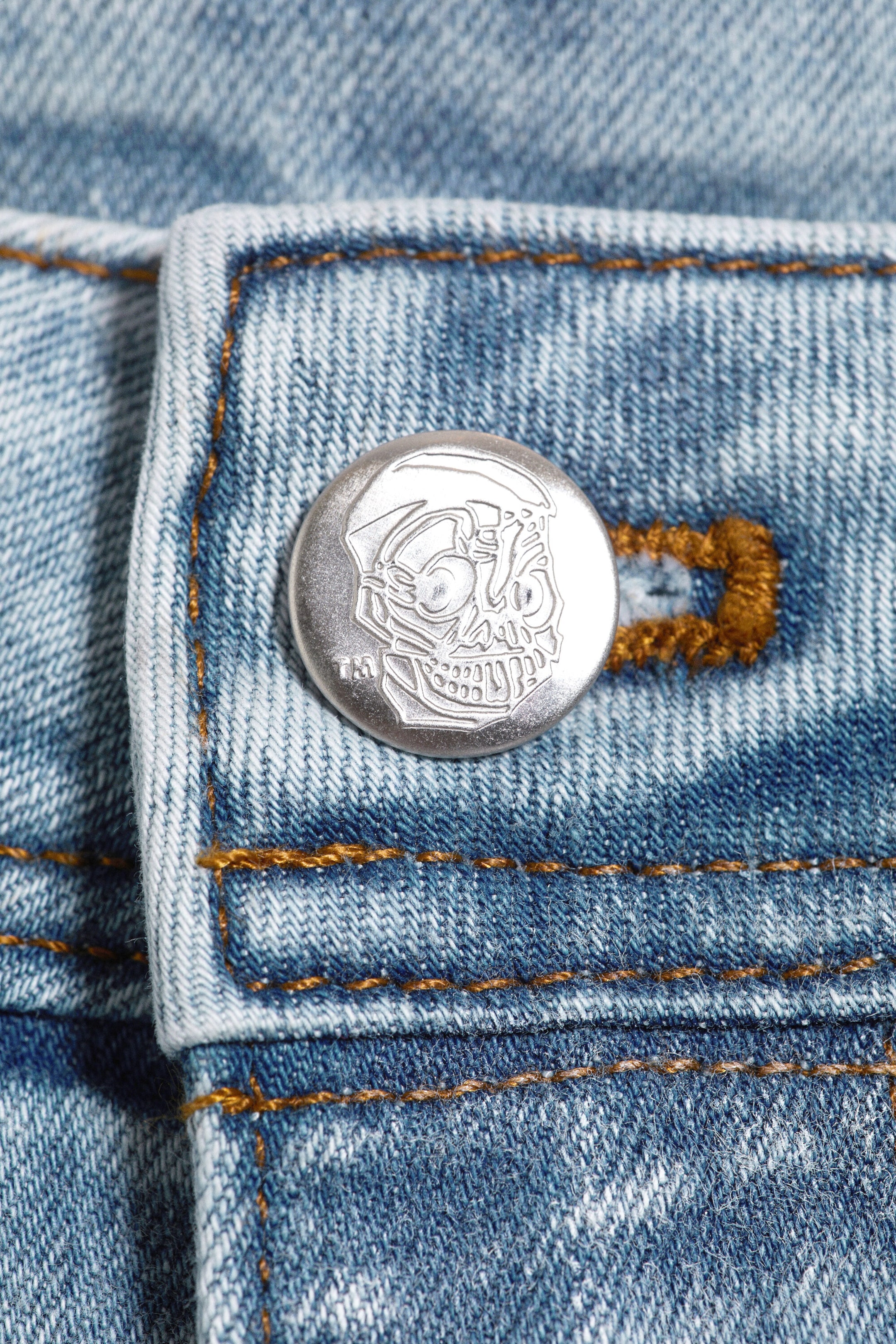 Frosty Blue - Light Blue - FLARE LOW RISE FLARED SKINNY JEANS - 1