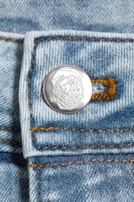 Frosty Blue - Light Blue - FLARE LOW RISE FLARED SKINNY JEANS - 1