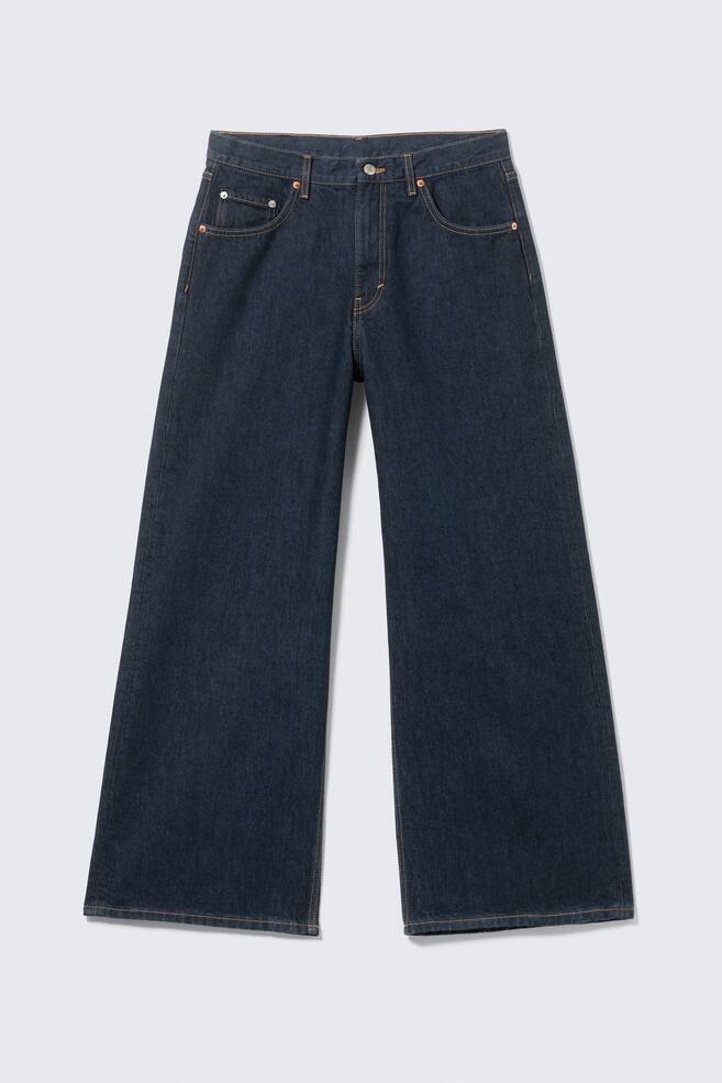 Solar Loose Wide Leg Unisex Jeans - Blue Rinse - Dark Blue/Blue Horses - Medium Blue/Redondo Black - Washed Black - 1