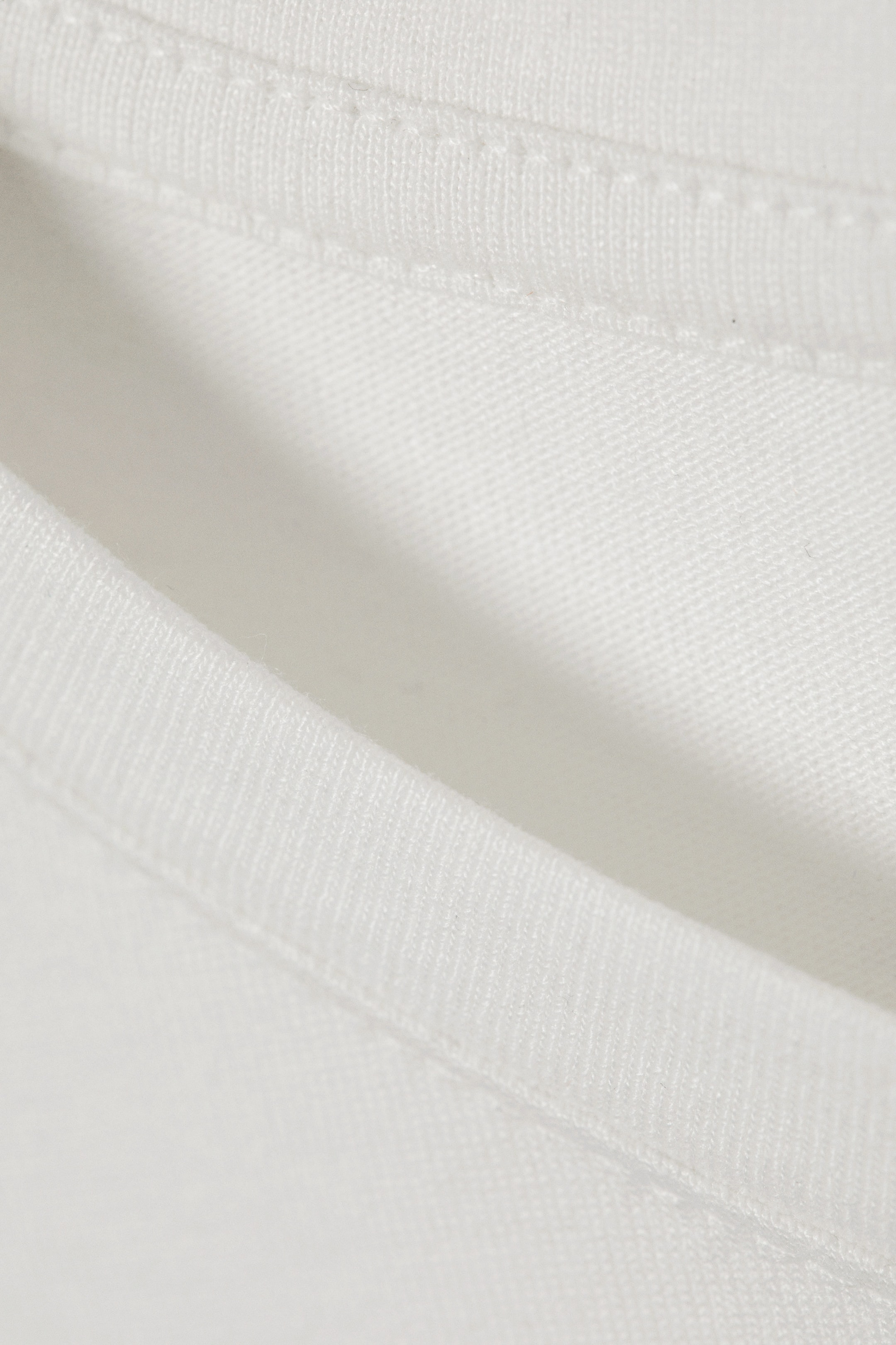 Weiß - Ärmelloses Oversized-Tanktop - 2