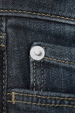 Blue Spray - Dark Blue - Booty Bei Low Rise Skinny Bootcut Jeans - 5