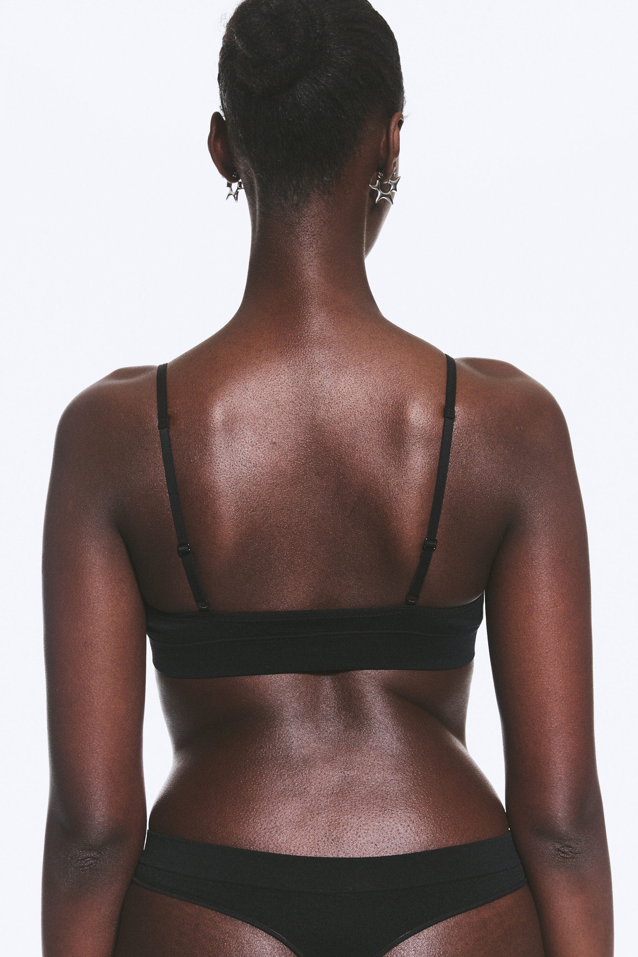 Noir - Soutien-gorge triangle sans coutures - 2