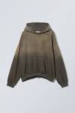 Dunkelgrau - Hoodie aus schwerem Stoff - 0