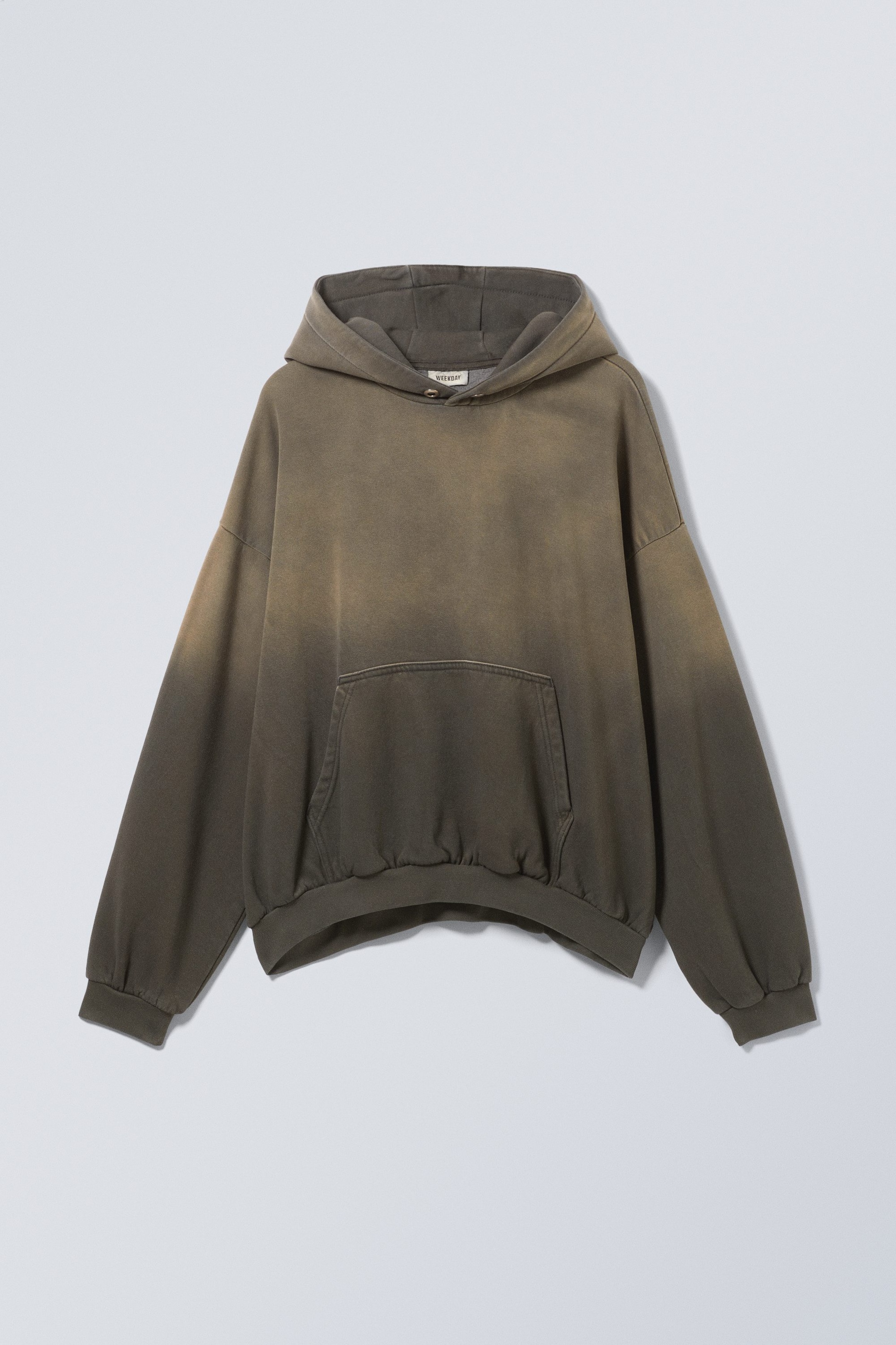 Mörkgrå - Tung Oversized Hoodie - 1