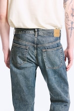 Second Blue - Mellomblå - Space avslappet rett jeans med mellomhøyt liv - 4