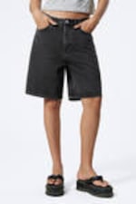 Tuned Black - Galaxy Denim Shorts - 2