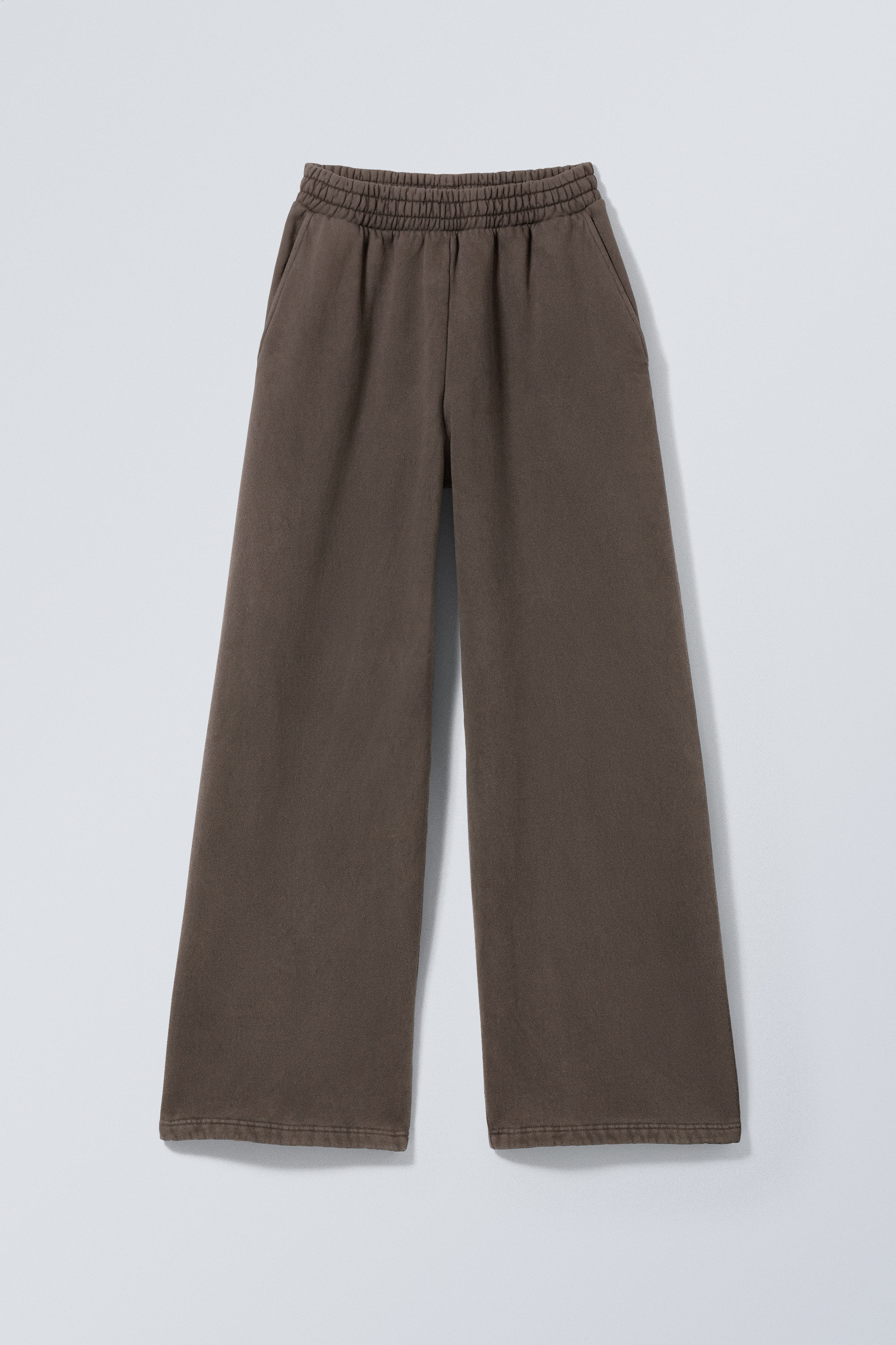 Dark Brown - Loose Long Heavyweight Sweatpants - 3