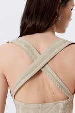 Light Mole - Sleeveless V-Neck Zip Top - 2