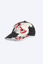 Black - Distressed Embroidered Baseball Cap - 2