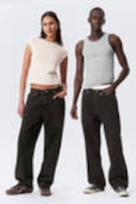 Tuned Black - Schwarz - Galaxy Loose Straight Leg Jeans - 0