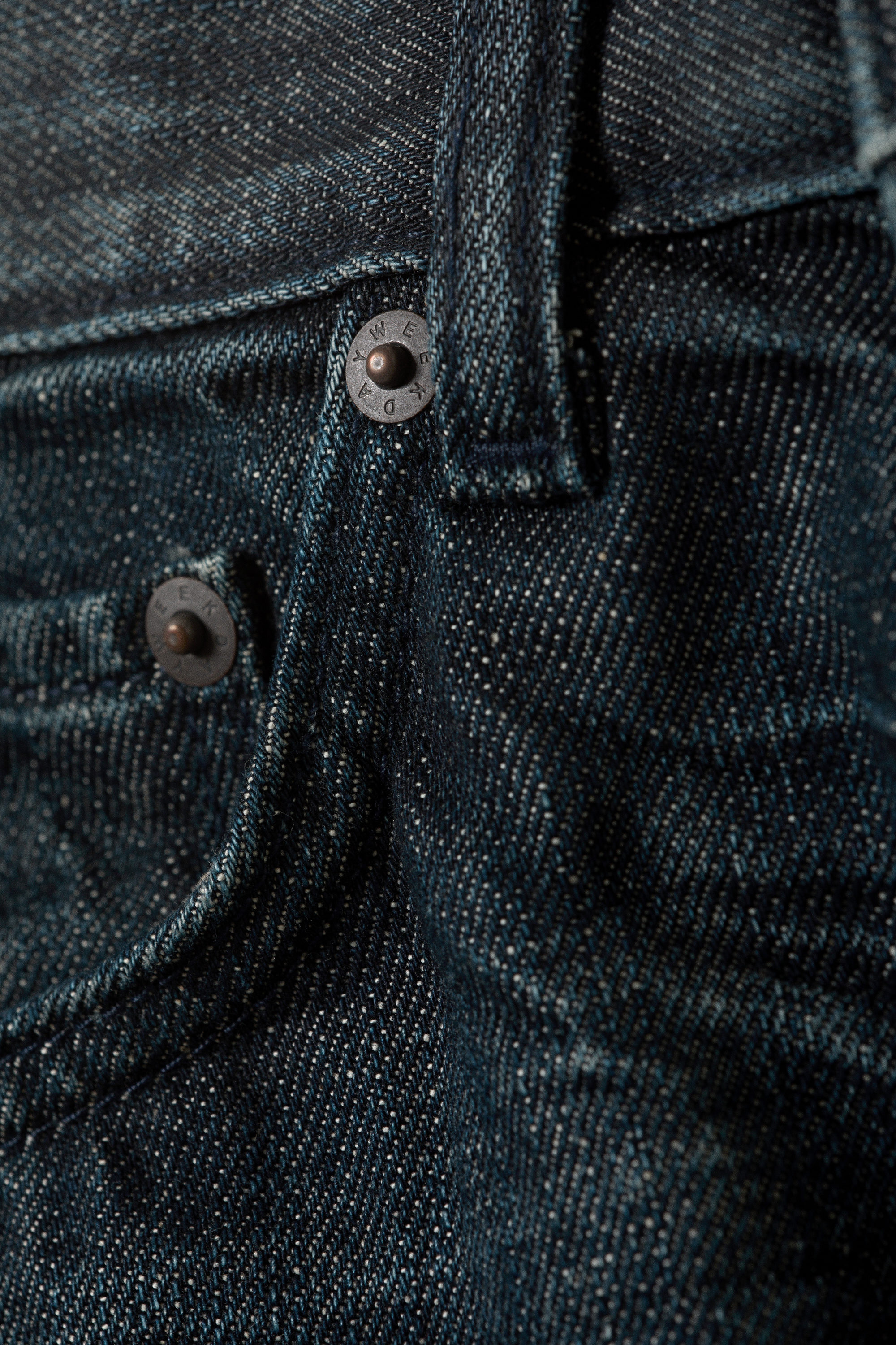 Ridge Blue - Dark Blue - Orbit mid rise regular straight leg jeans - 12