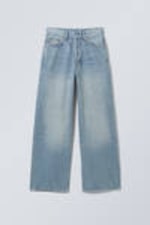 Blue Stream - Medium Blue - Astro Loose Baggy Leg Jeans - 12