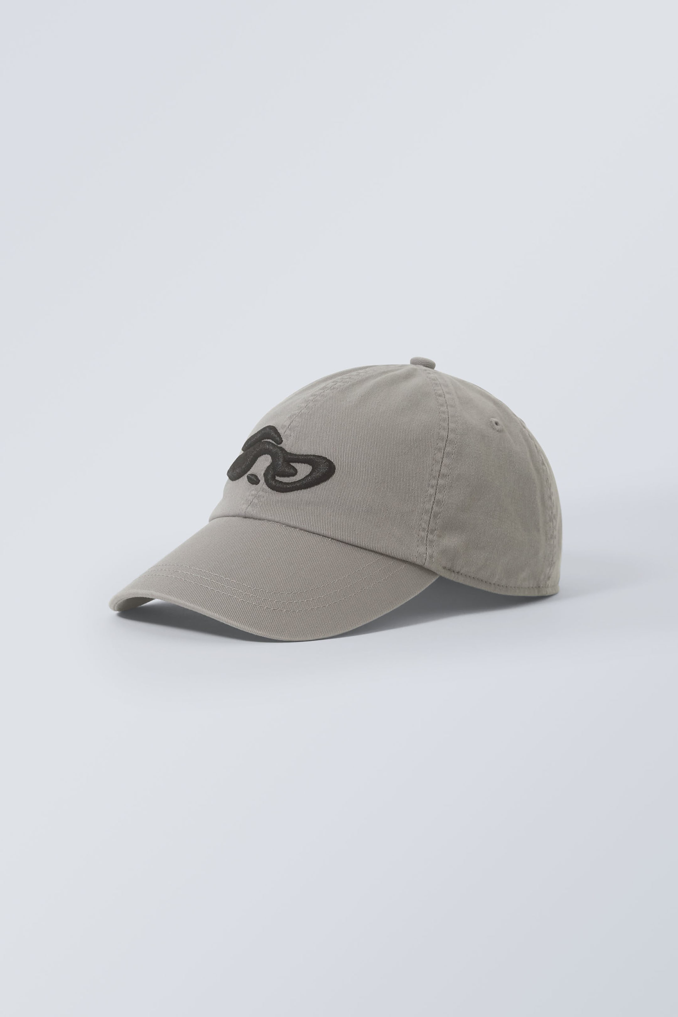 Grey - Essential Embroidery Cap - 0