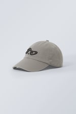 Grey - Essential Embroidery Cap - 0