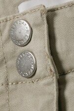 Beige - Brenda Slim Cargo Trousers - 1