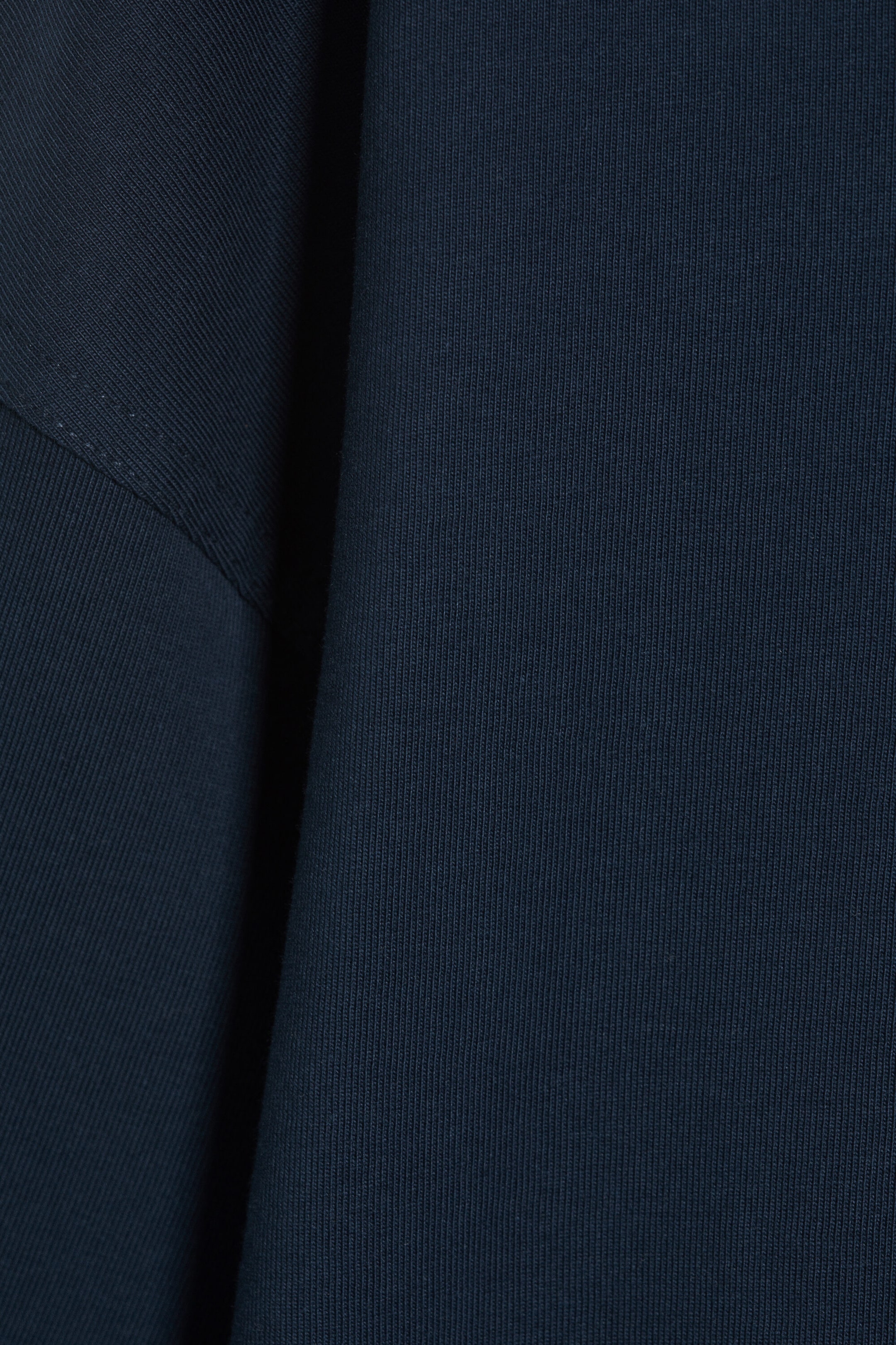 Dark Blue - Oversized long-sleeved boxy - 1