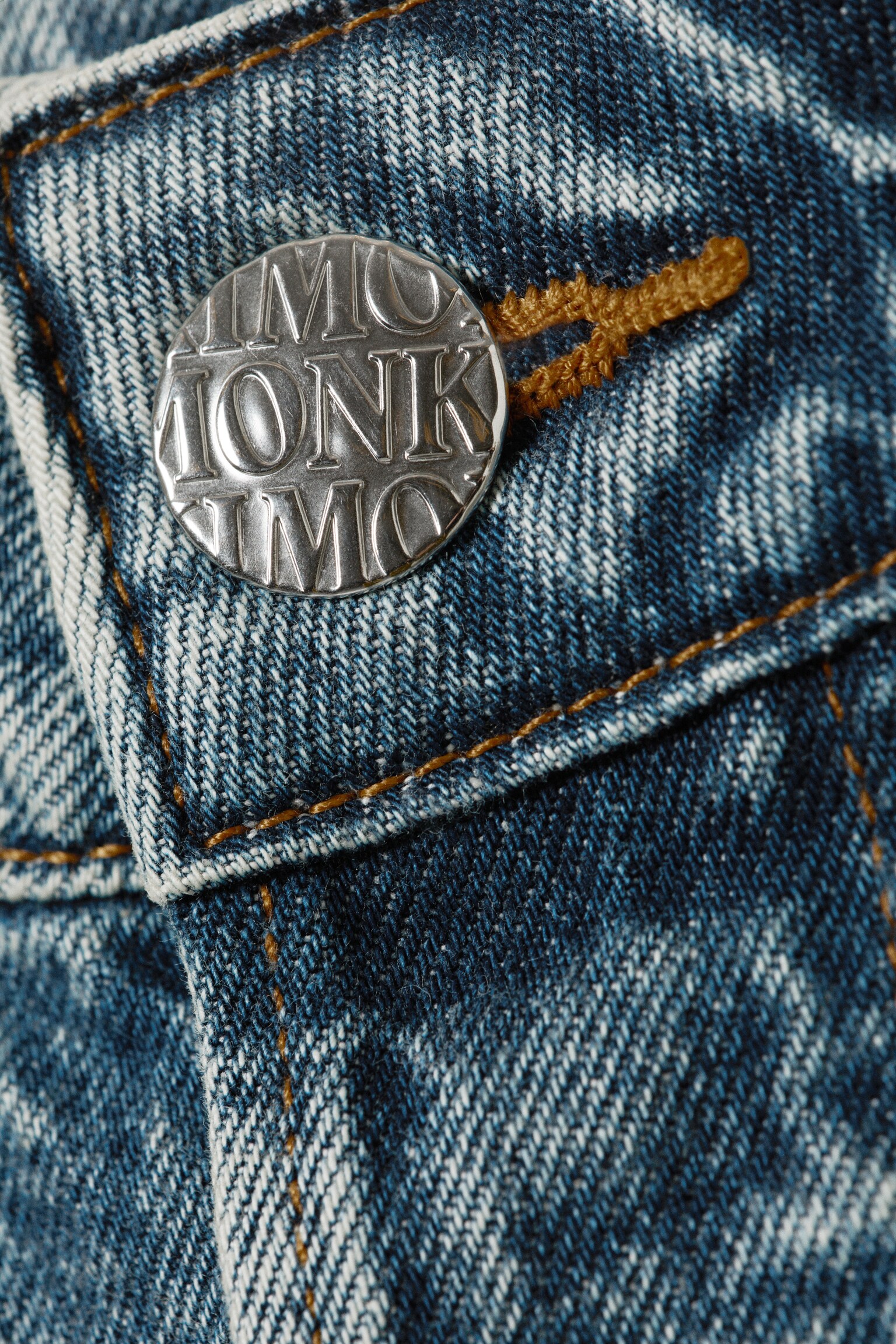 Peggy Low Rise Loose Baggy Leg Jeans - Blau - Umgeschlagenes Bein/Tuned Black - Schwarz - 2