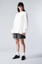 Weiß - Oversized-Longsleeve - 0
