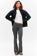 Black - Padded Cotton Canvas Jacket - 1