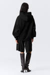 oversized heavyweight hoodie - Black | Weekday WW