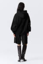 Black - Oversized Heavyweight Hoodie - 3