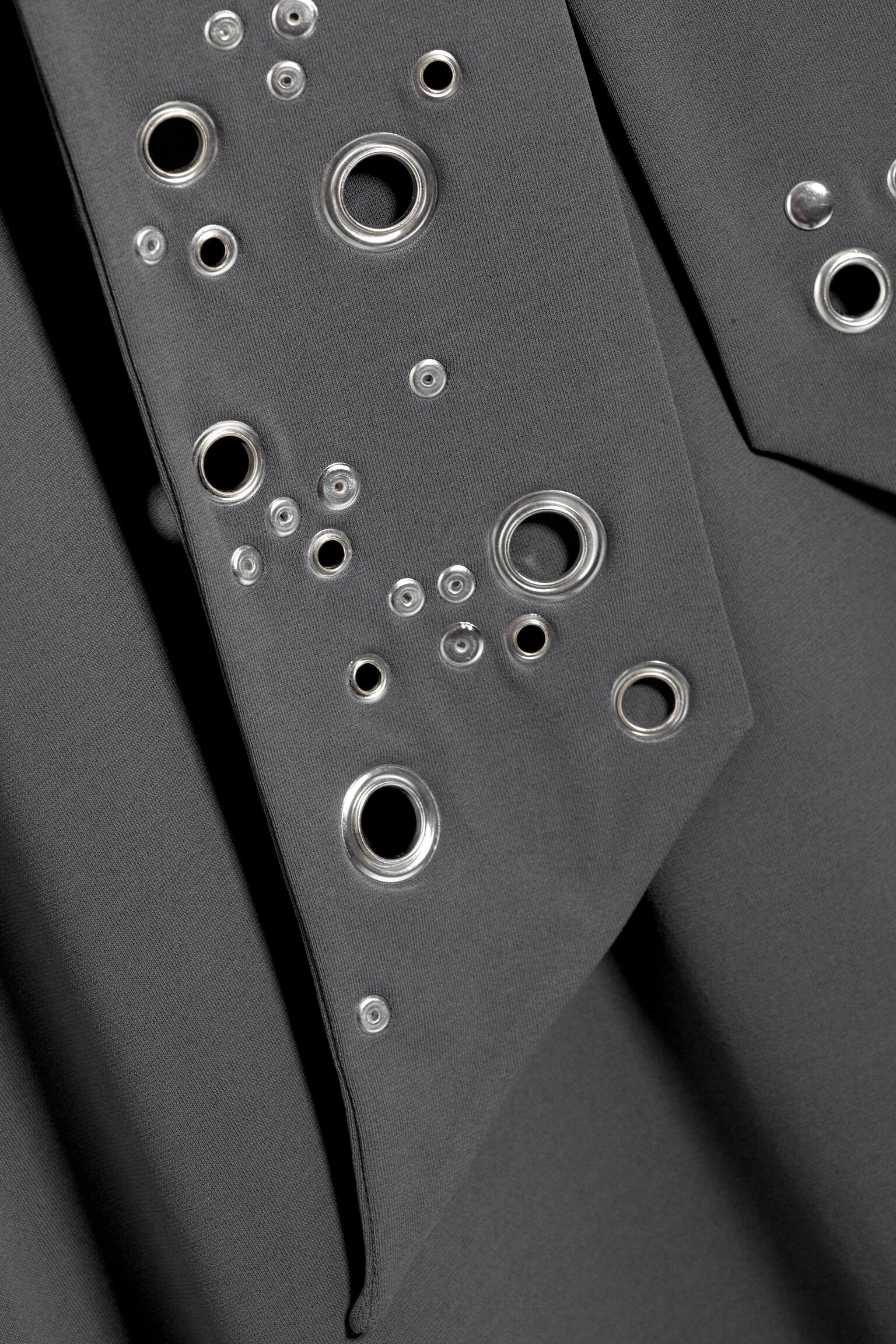 Rochie Maxi Cu Decolteu Halter-Gri închis - 2