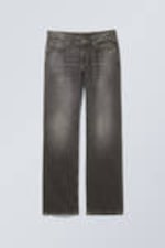 Mine Grey - Medium Grey - Arrow Low Rise Regular Straight Leg Jeans - 5