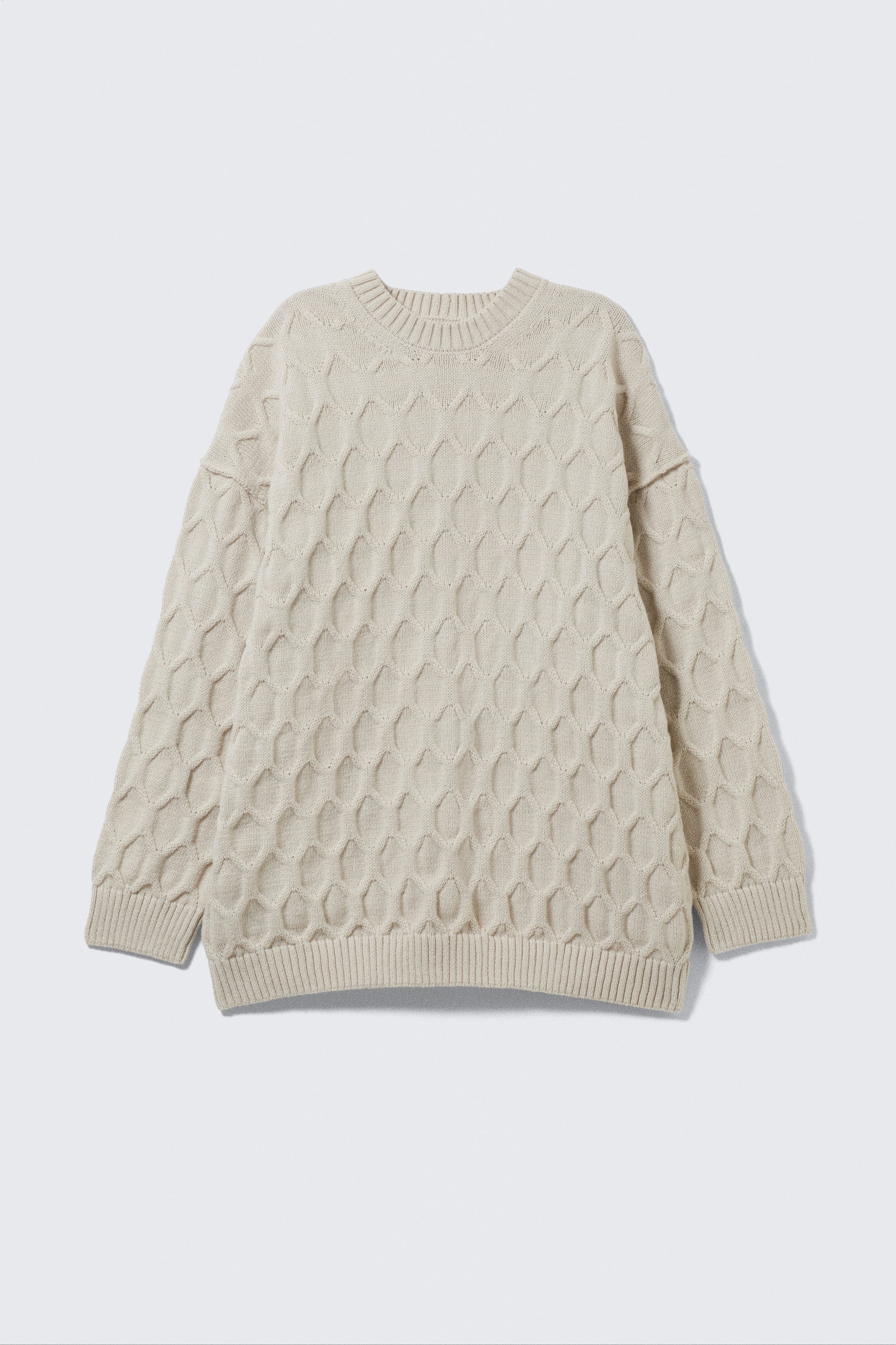 Light Mole - Loose Knitted Structure Sweater - 1