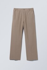 Staubiges Maulwurfsgrau - Relaxte Freizeithose - 0