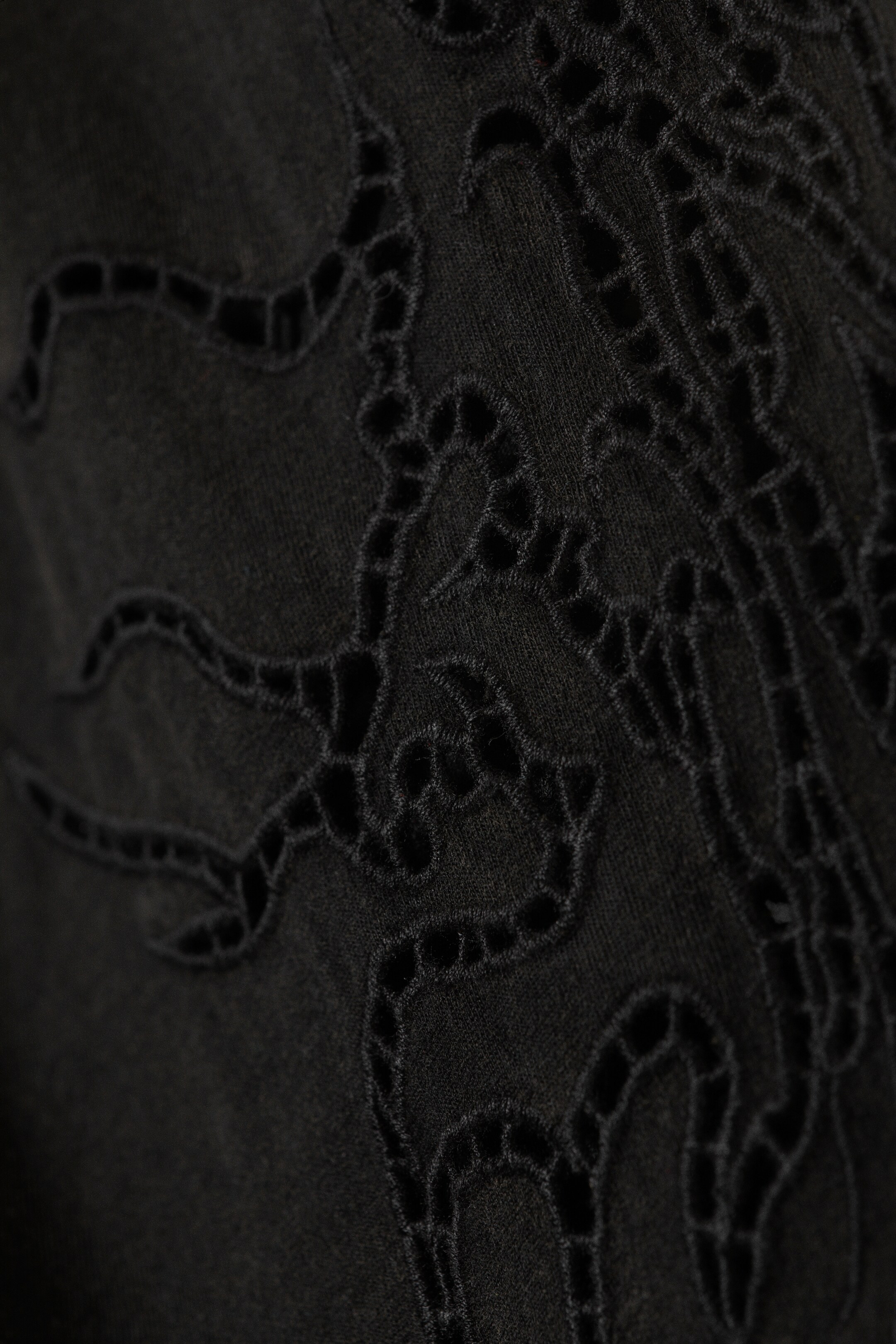 Agrandir l'image: Short Loose Fit en coton avec broderie anglaise - Noir délavé - HOMME | H&M BE 6