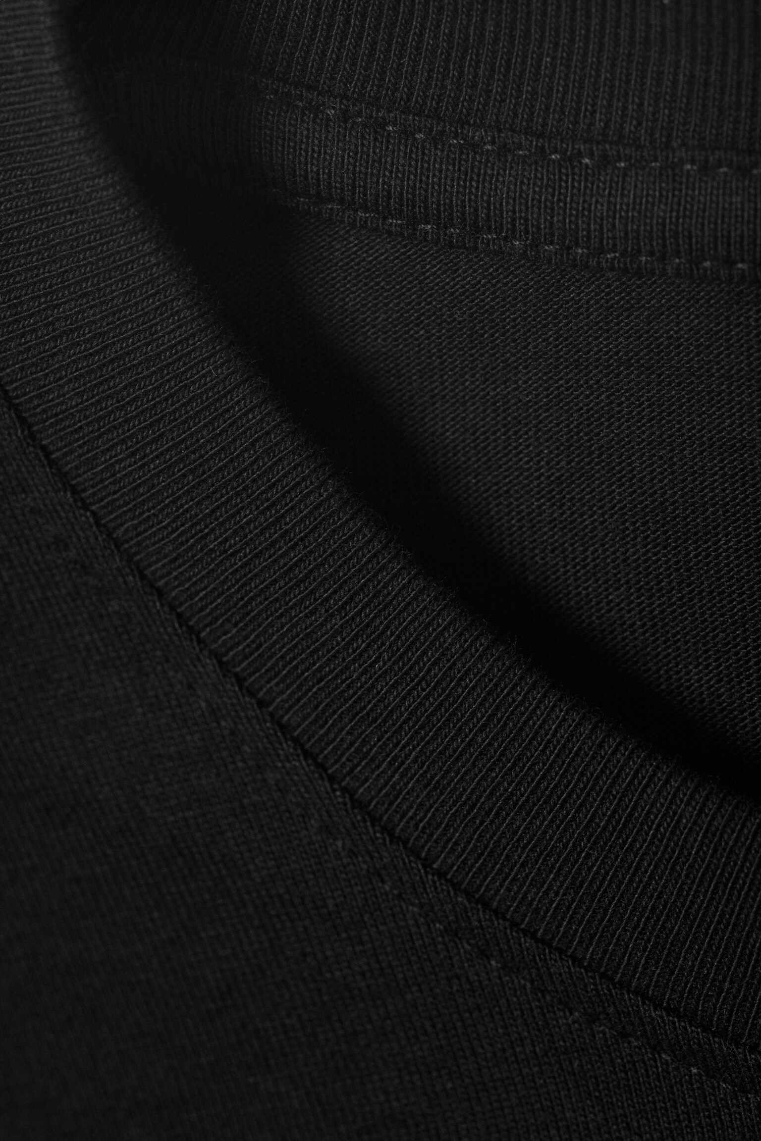T-shirt coton carré manches longues - Noir/Blanc - 5