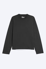 Ausgewaschenes Dunkelgrau - Boxy Longsleeve mit lockerer Passform - 3