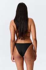 Noir - Bas de bikini brésilien tanga - 2