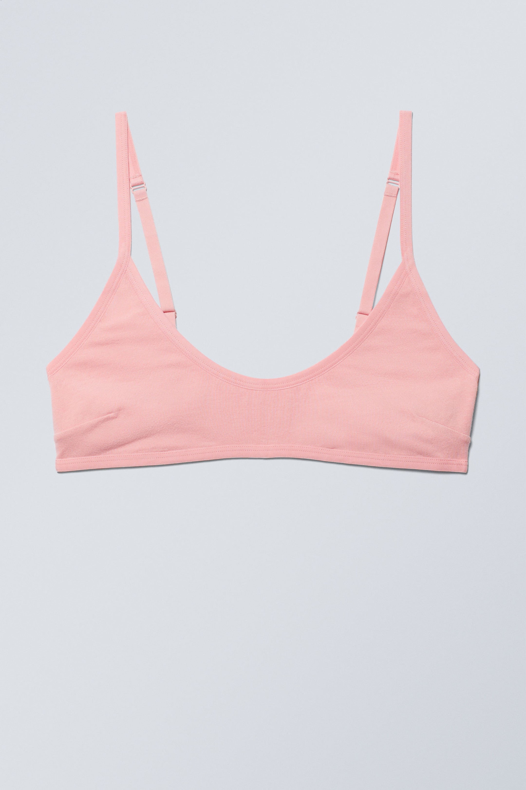 #C9A1A2 - Inez katoenen bralette met ronde halslijn - 1