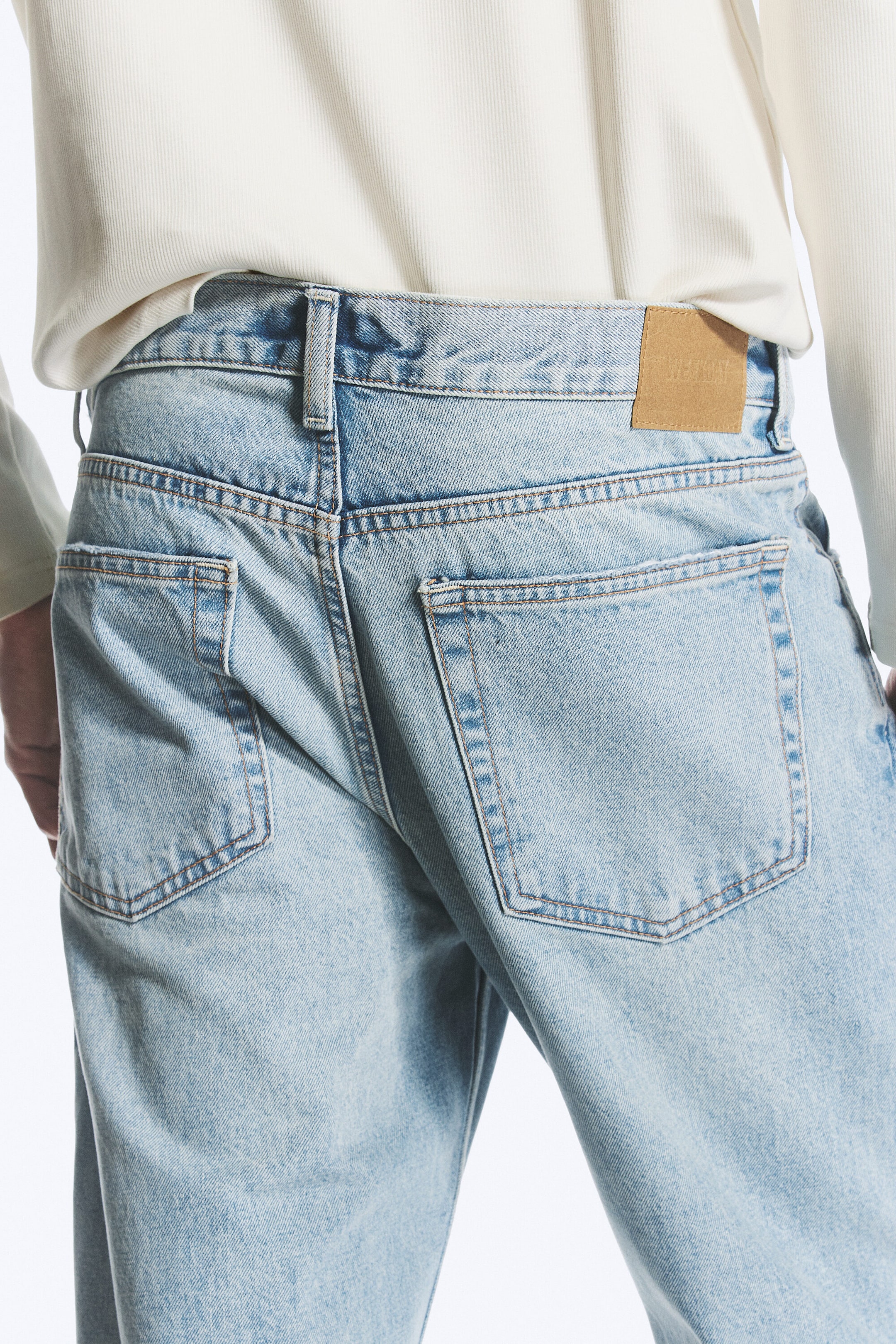 Bleached Sky - Mittelblau - MERCURY MID WAIST RELAXED BOOTCUT JEANS - 4