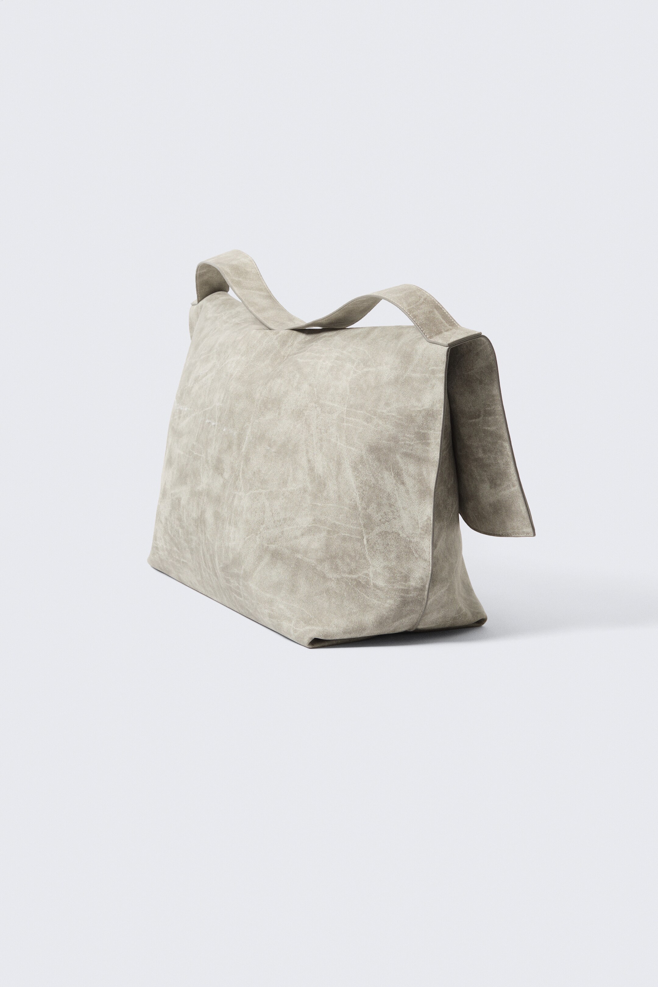 Agrandir l'image: Grand sac pochette en similicuir - Taupe cendré clair - FEMME | H&M CH 2