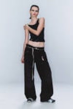 Verblasstes Schwarz - CM x LB Looser Black Crystallised Unisex Jeans - 3